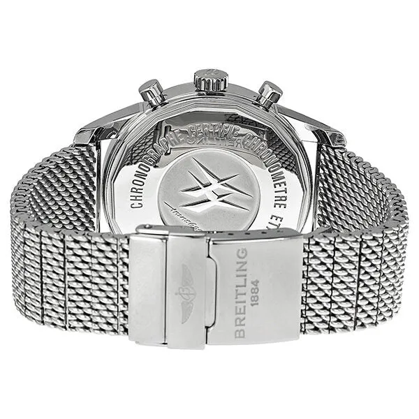 Breitling Transocean Chronograph Unitime Automatic Silver Dial Men's Watch AB0510U0-A732SS AB0510U0-A732-152A