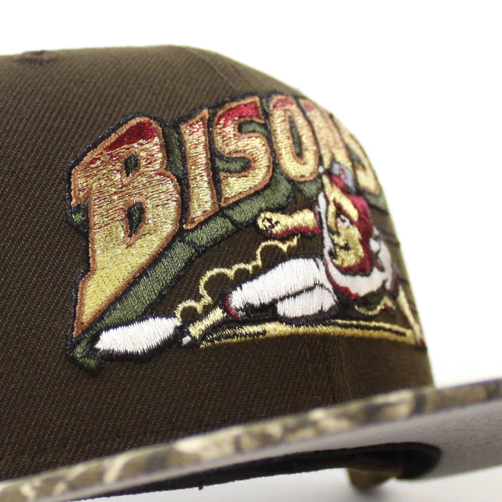 Buffalo Bisons New Era 59Fifty Fitted Hat (Walnut RealTree Gray Under Brim)