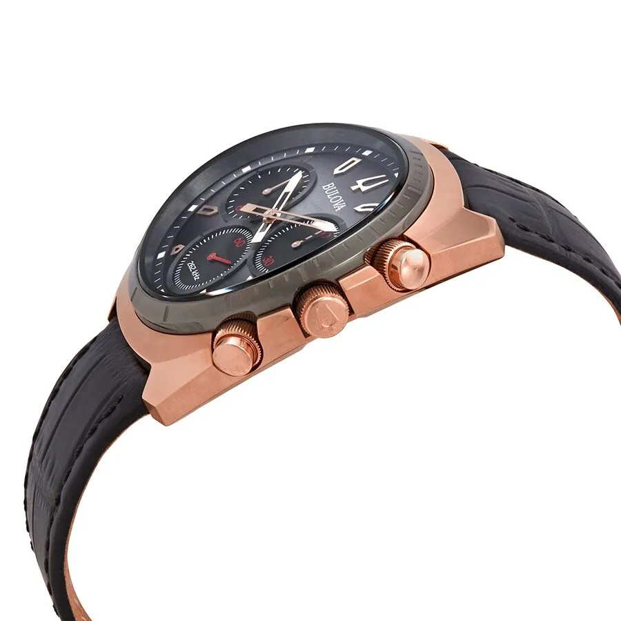 Bulova Curv Collection Chronograph Quartz Grey Dial Men's Watch 98A156