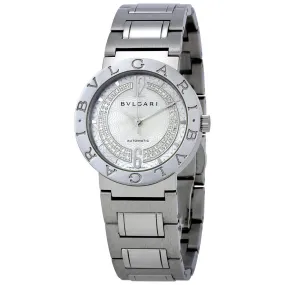 Bvlgari Bvlgari Automatic Mother of Pearl Dial Diamond Ladies Watch 101722