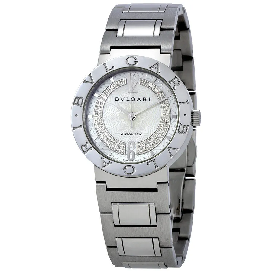 Bvlgari Bvlgari Automatic Mother of Pearl Dial Diamond Ladies Watch 101722