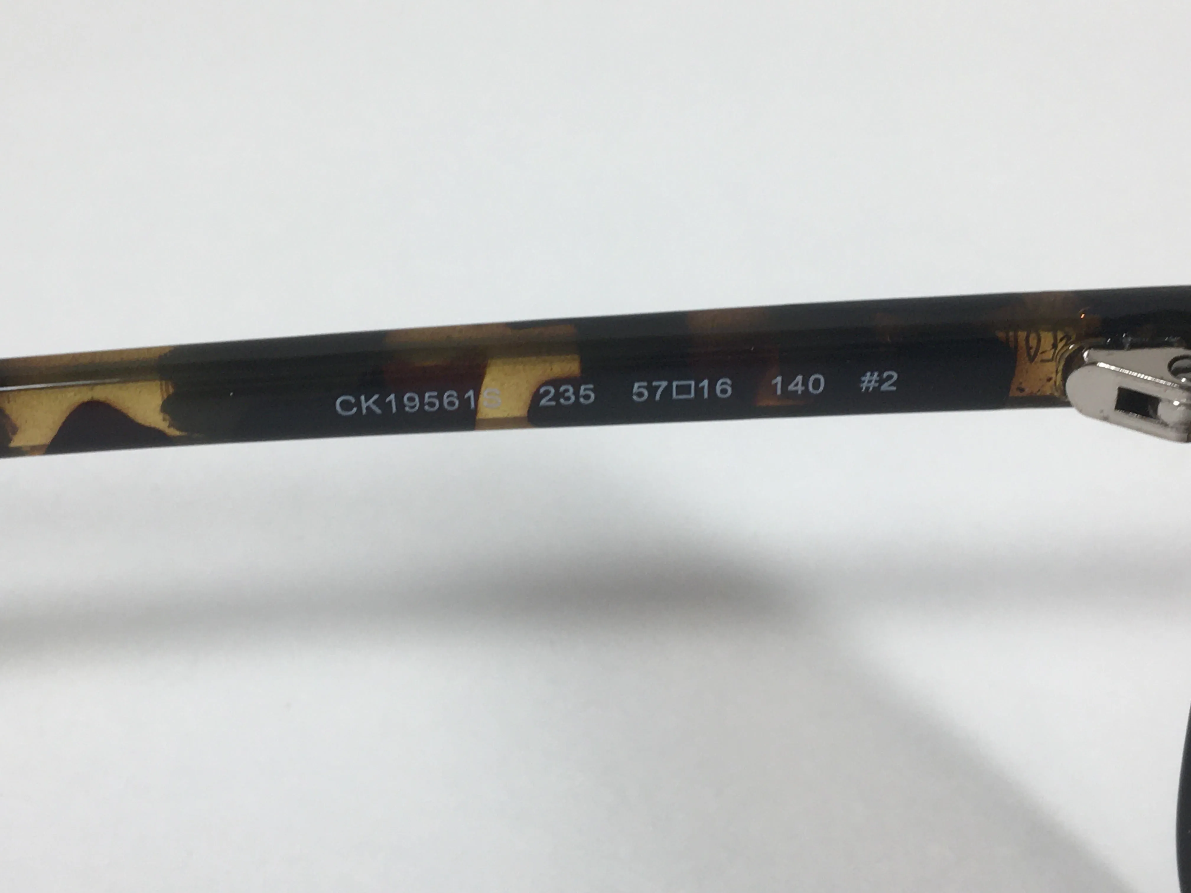 Calvin Klein Butterfly Sunglasses CK19561S 235 Brown Tortoise Frame Brown Gradient Lens