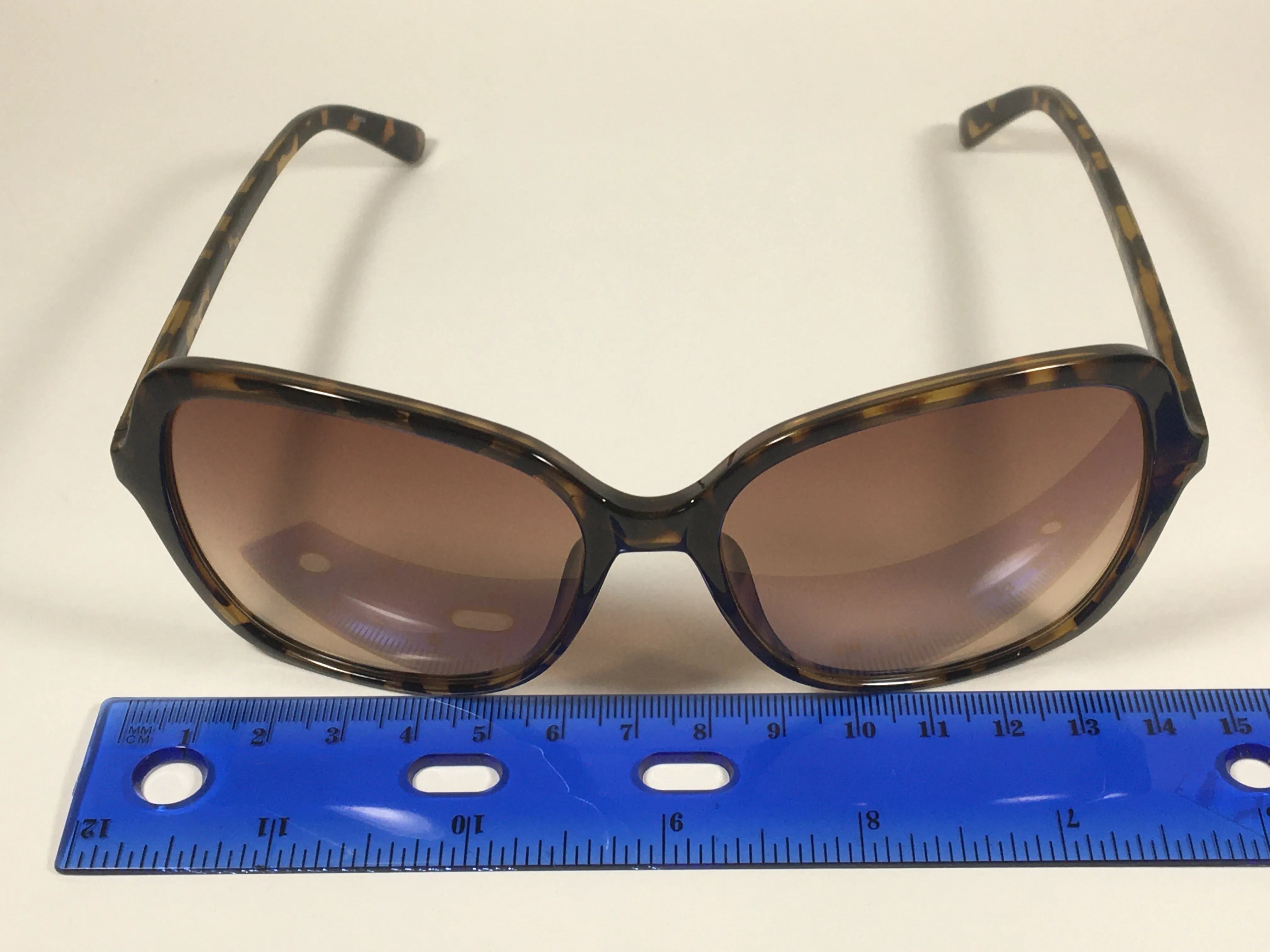 Calvin Klein Butterfly Sunglasses CK19561S 235 Brown Tortoise Frame Brown Gradient Lens
