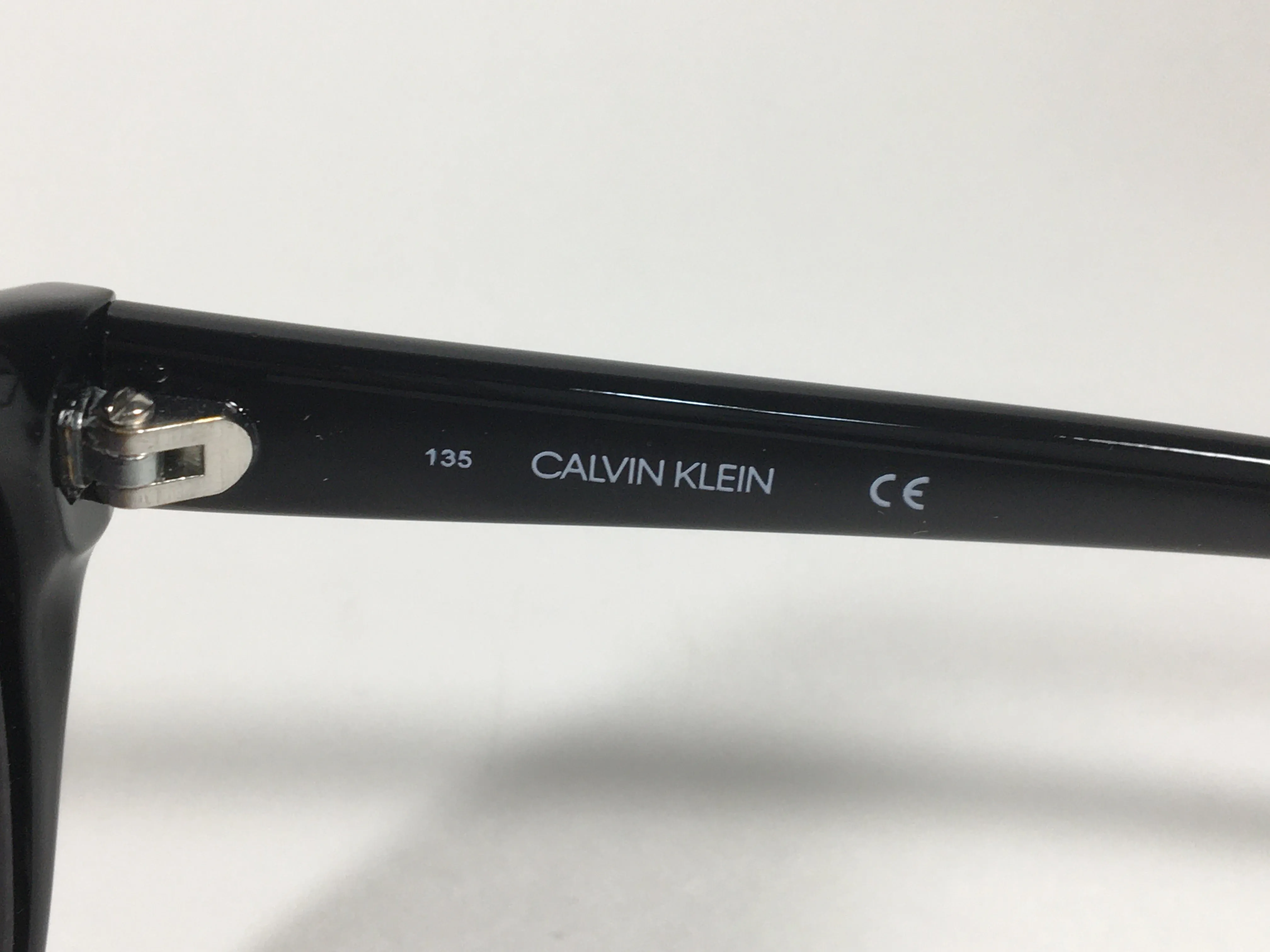 Calvin Klein Cat Eye Sunglasses CK19536S 001 Black Gloss Smoke Gradient Lens