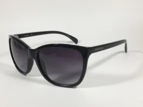 Calvin Klein Cat Eye Sunglasses CK19565S 001 Black Gloss Smoke Gradient Lens