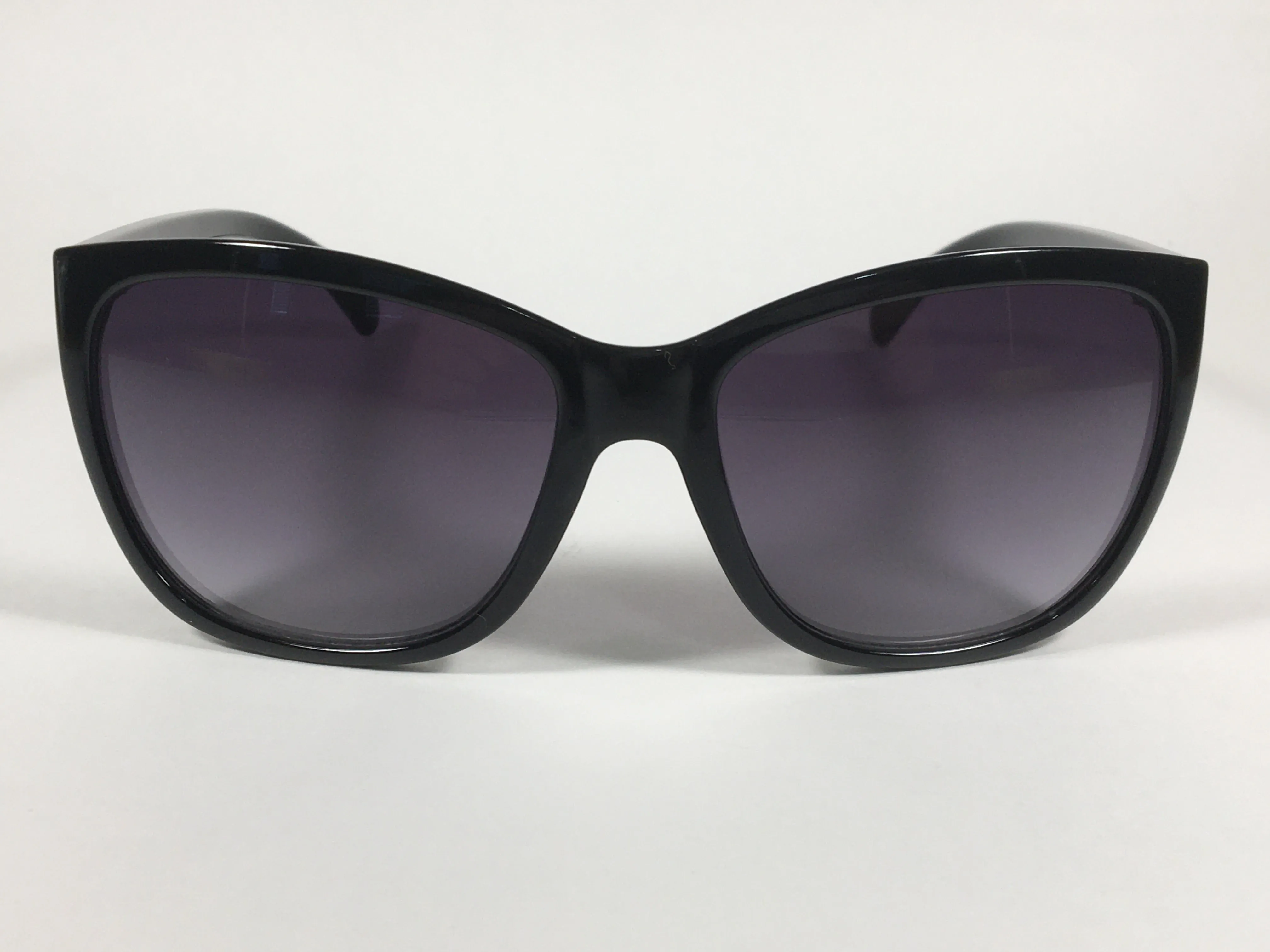 Calvin Klein Cat Eye Sunglasses CK19565S 001 Black Gloss Smoke Gradient Lens