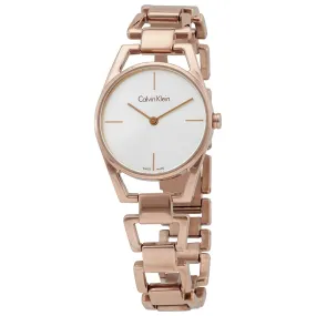 Calvin Klein Dainty Quartz Silver Dial Ladies Watch K7L23646