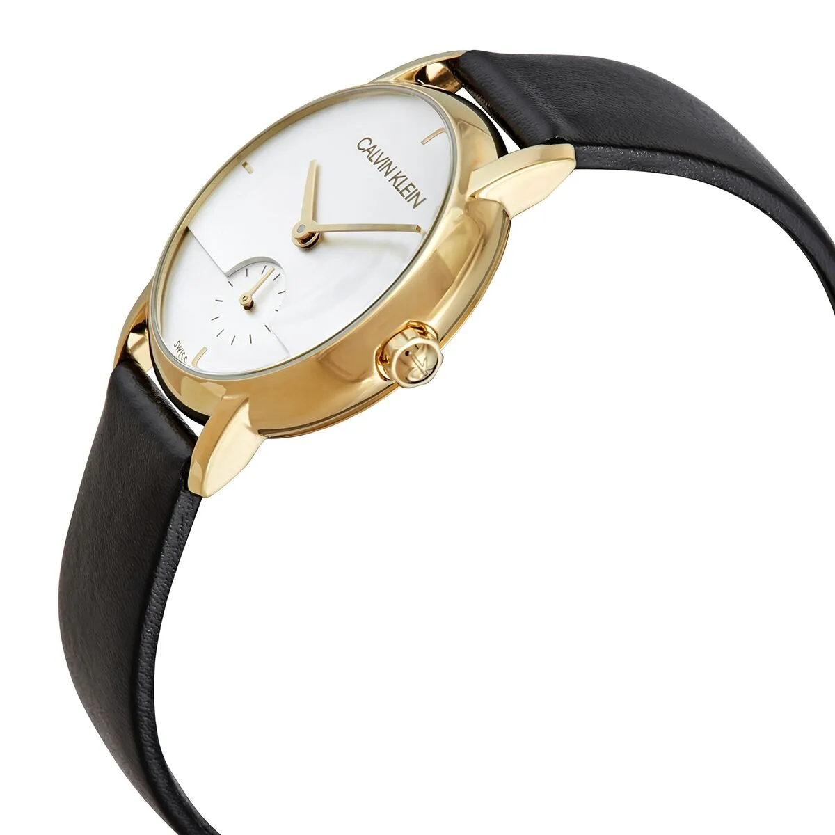Calvin Klein Established Quartz Silver Dial Ladies Watch K9H2Y5C6