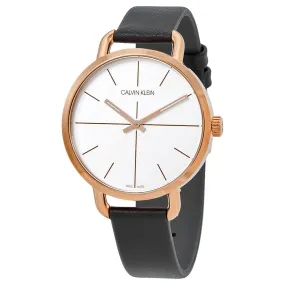 Calvin Klein Even Quartz Silver Dial Ladies Watch K7B236C6