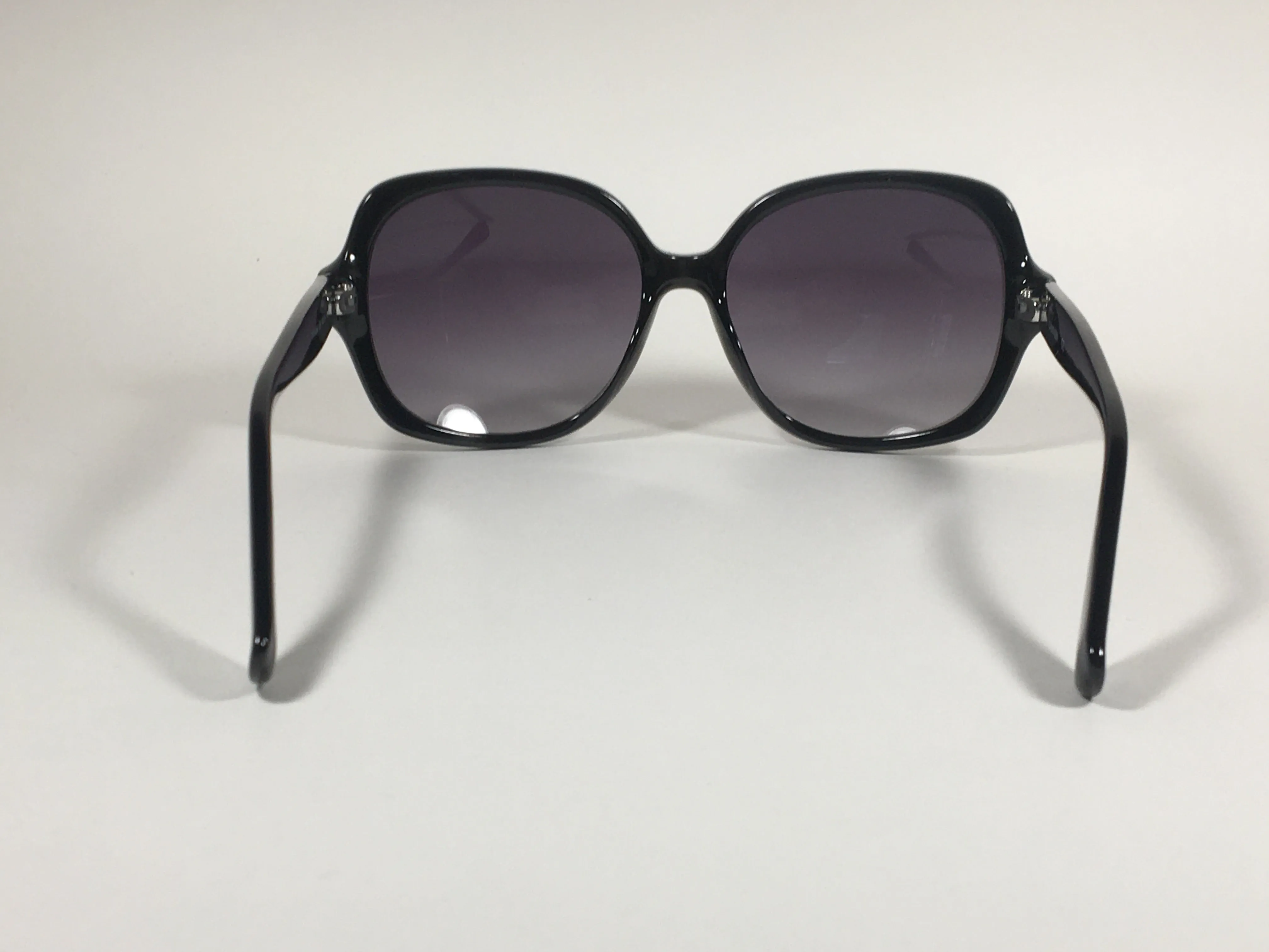 Calvin Klein Oversize Sunglasses CK19538S 001 Black Gloss Frame Smoke Gradient Lens