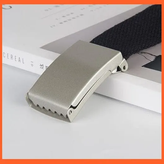 Candy Color Canvas Luxury Belt  For Men Women