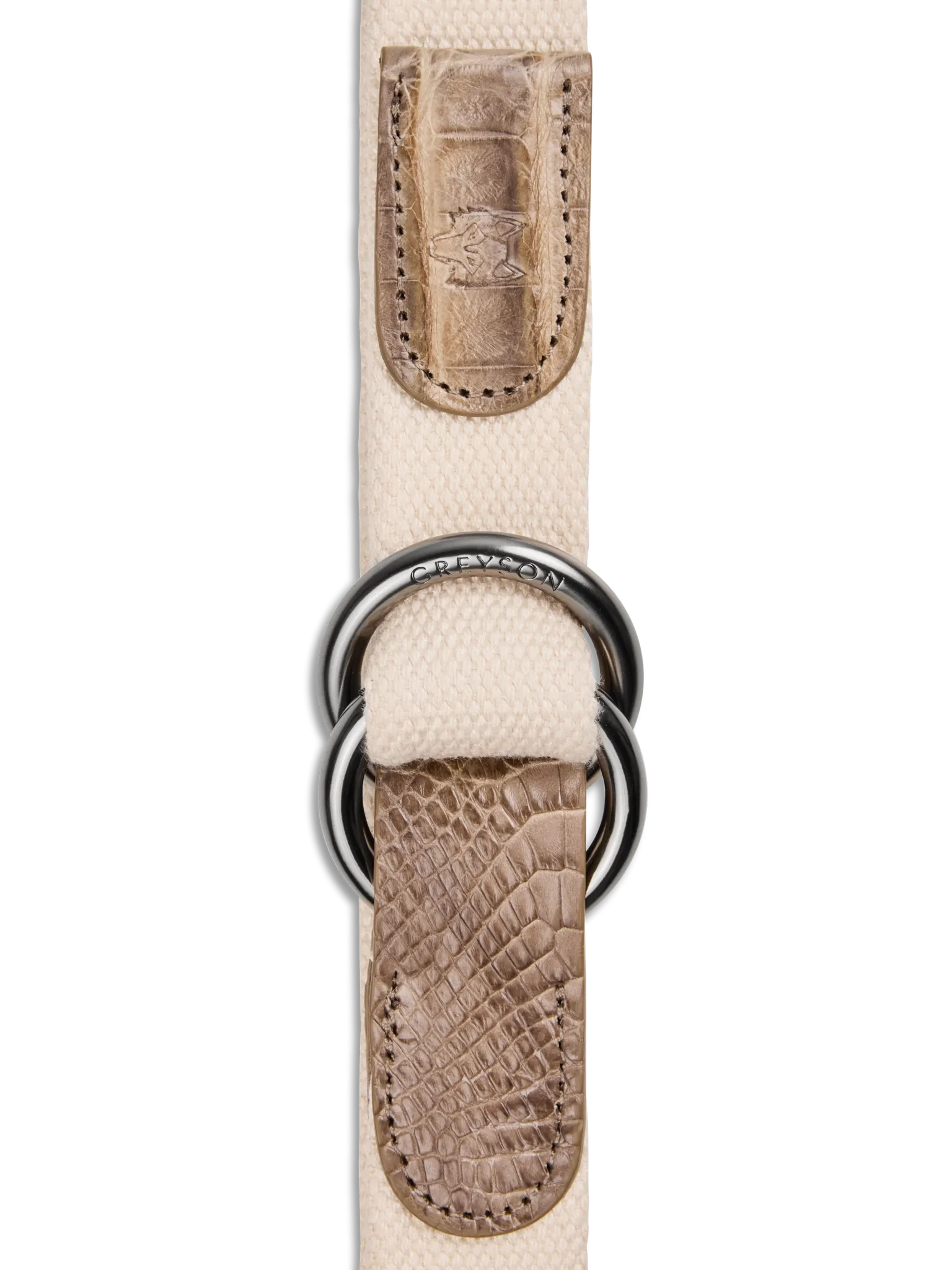 Canvas Croc O-Ring Belt
