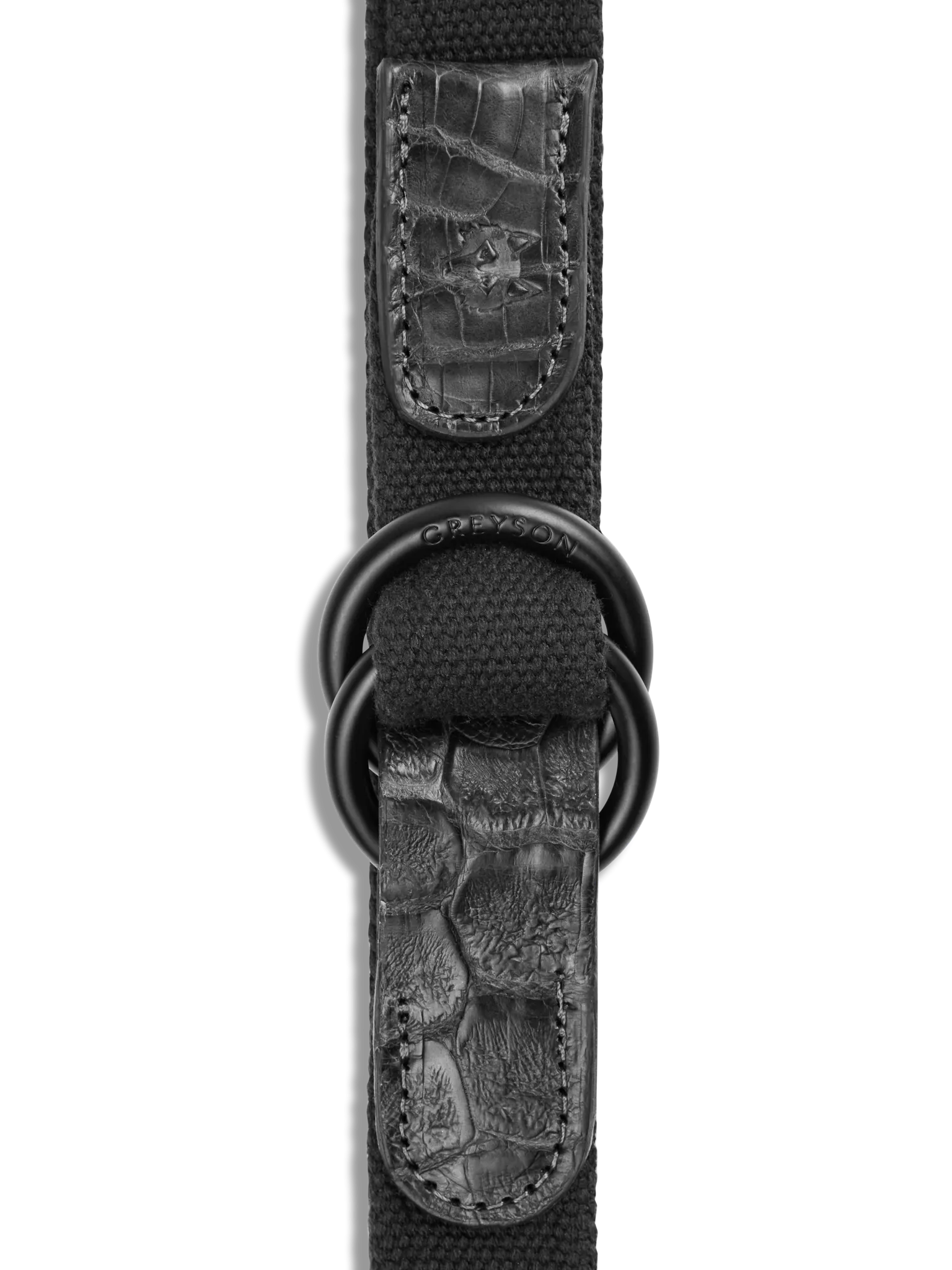 Canvas Croc O-Ring Belt