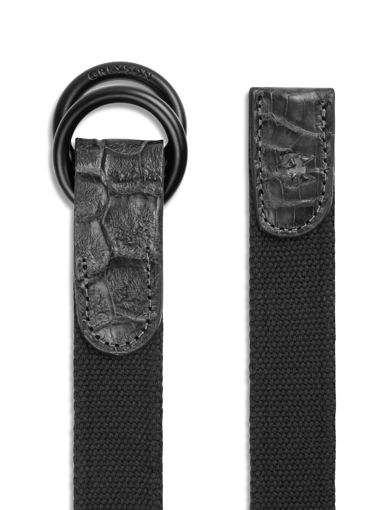 Canvas Croc O-Ring Belt