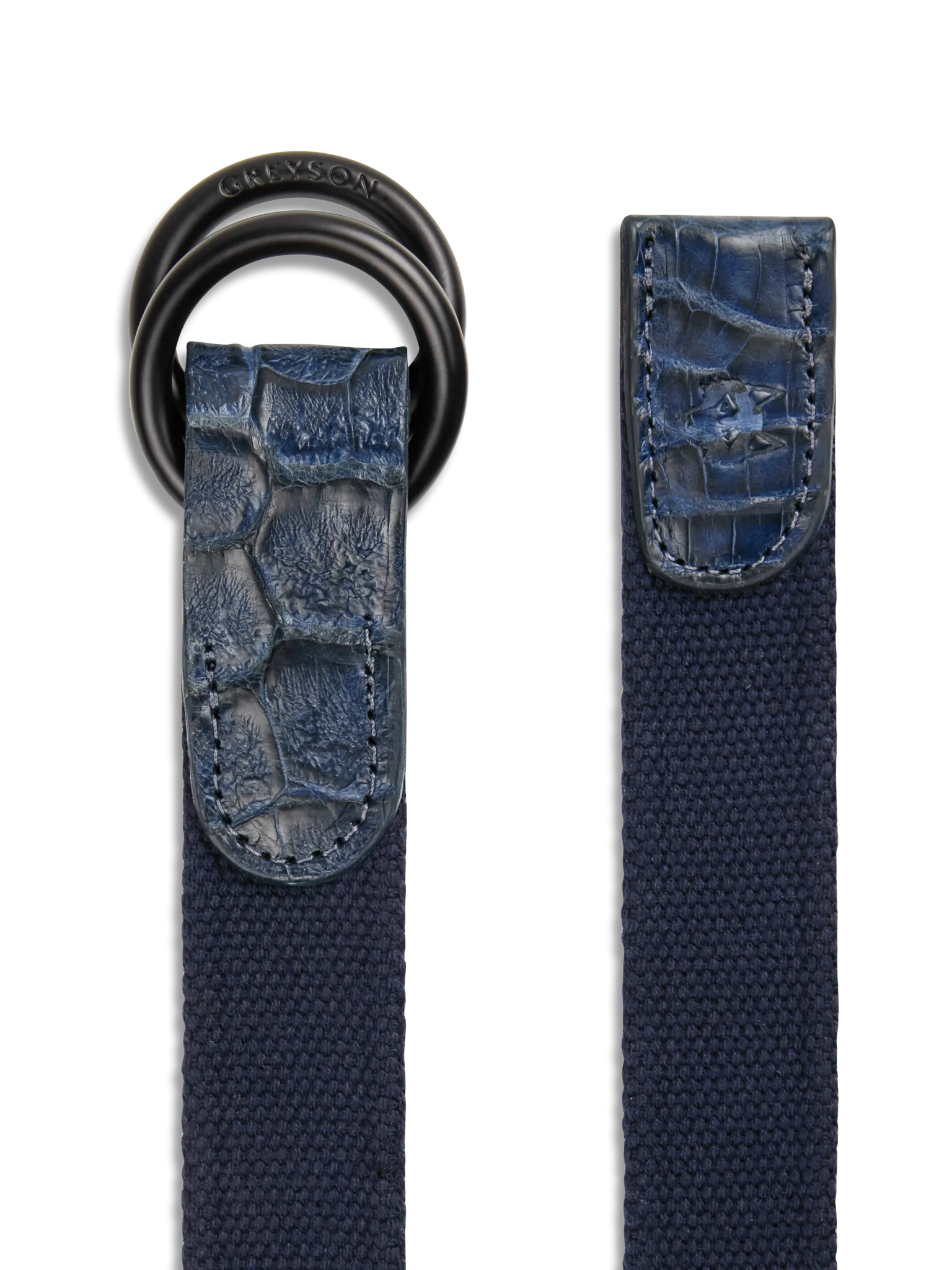 Canvas Croc O-Ring Belt