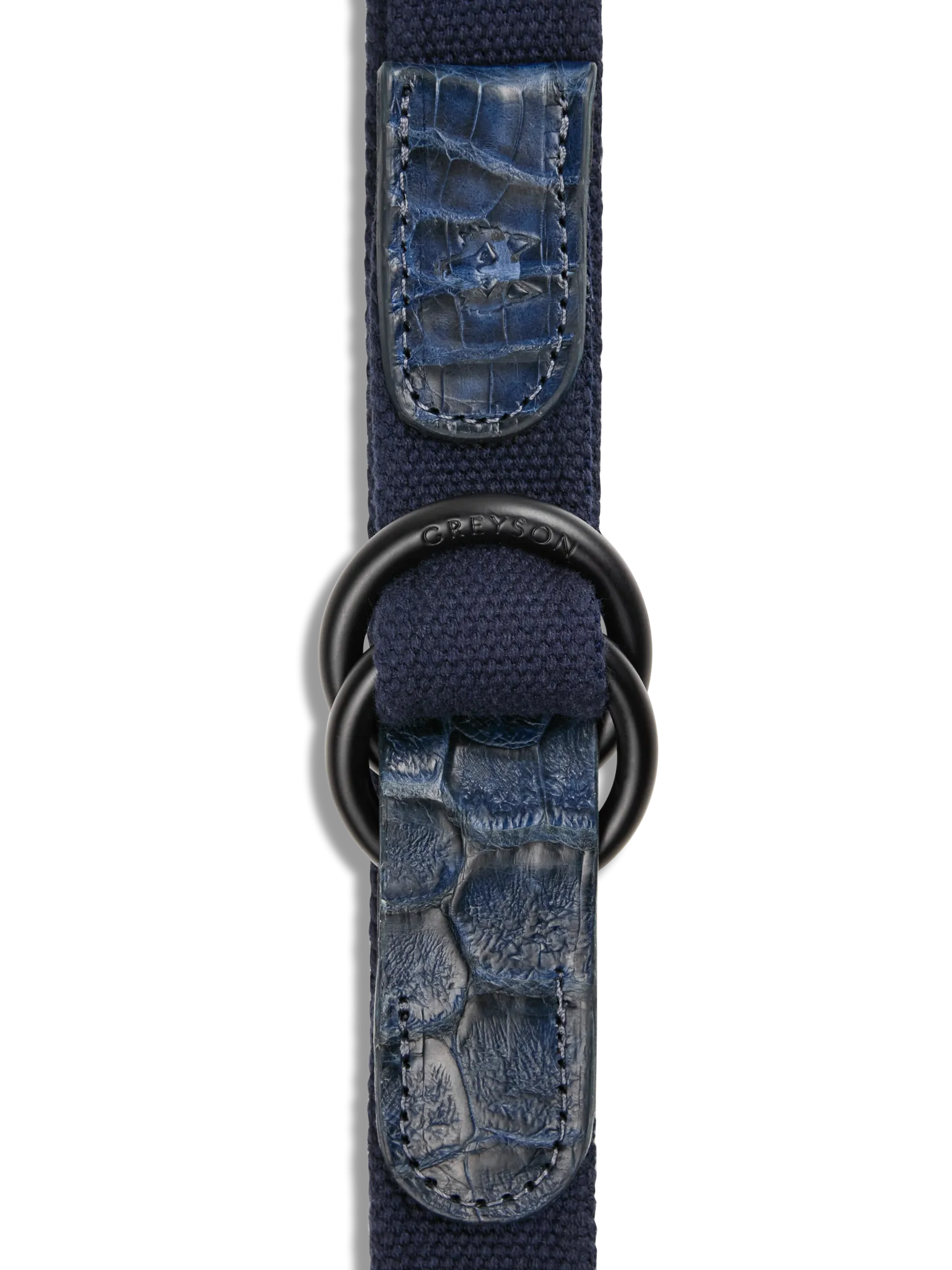 Canvas Croc O-Ring Belt