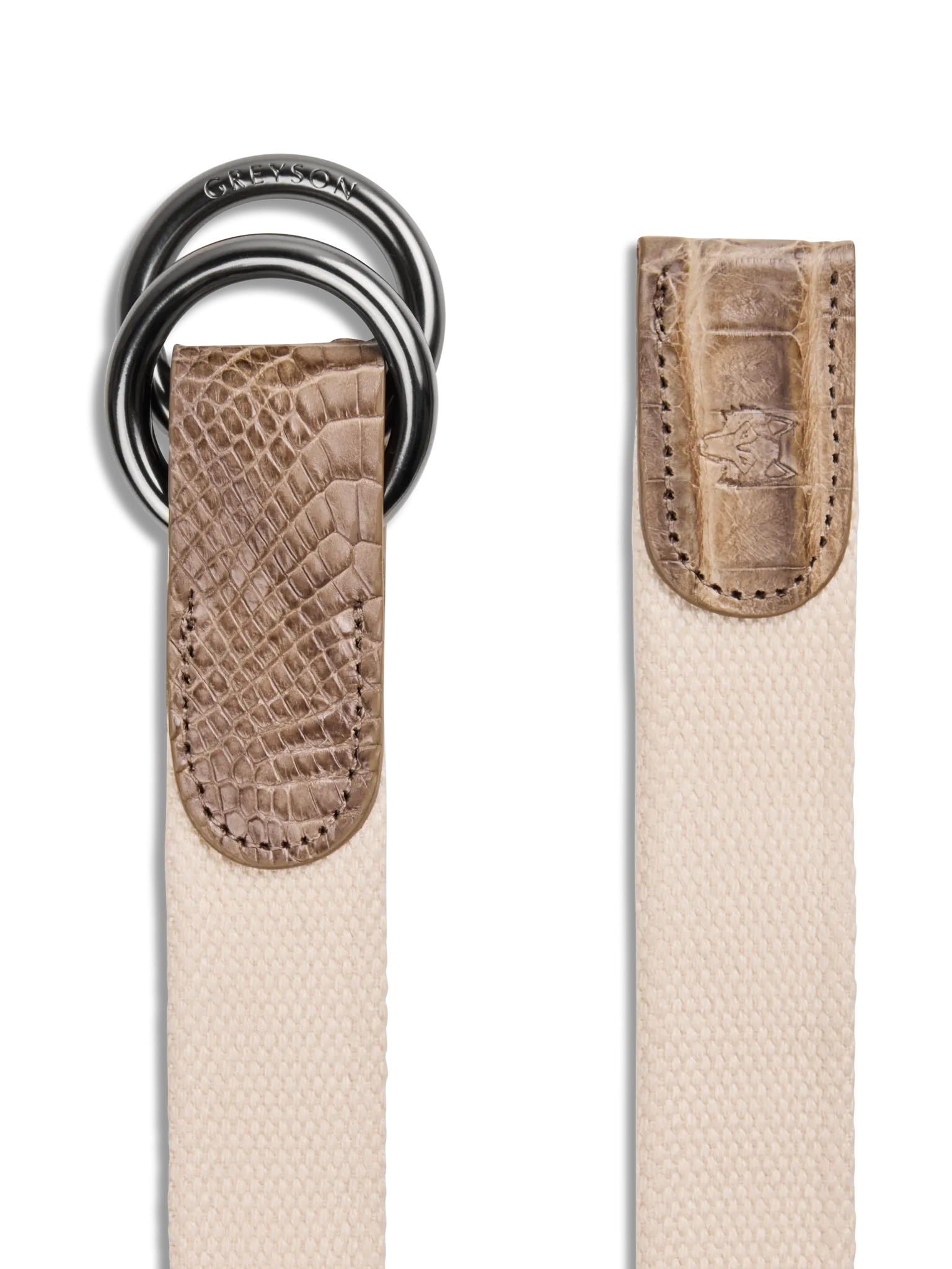 Canvas Croc O-Ring Belt