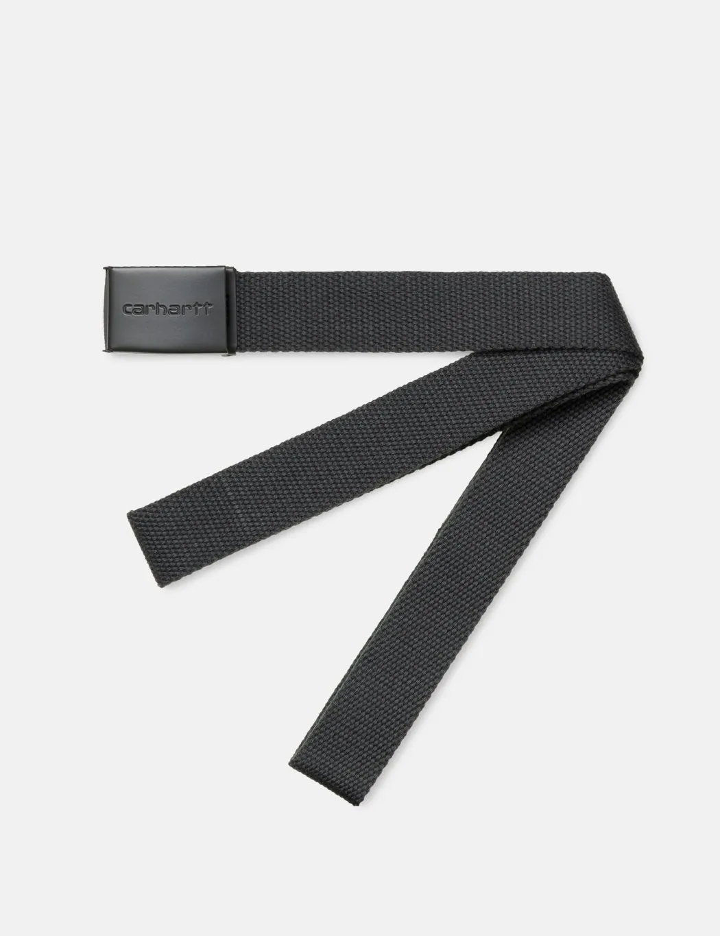 Carhartt-WIP Clip Belt Canvas (Tonal) - Blacksmith Grey