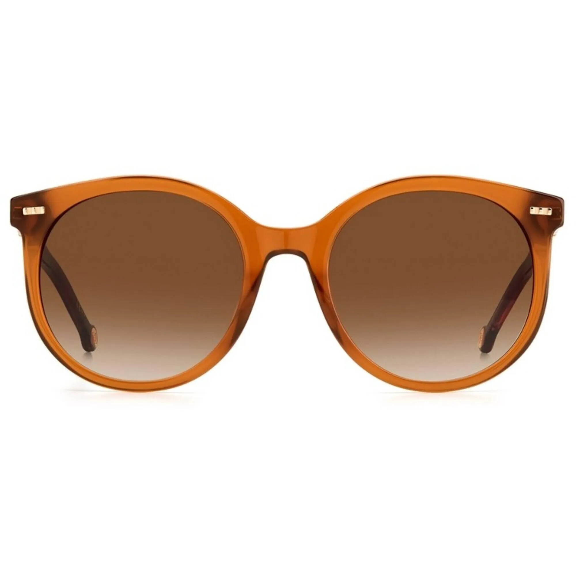 Carolina Herrera Women's Sunglasses - Transparent Brown Round Frame | CH 0046/S 0BRZ