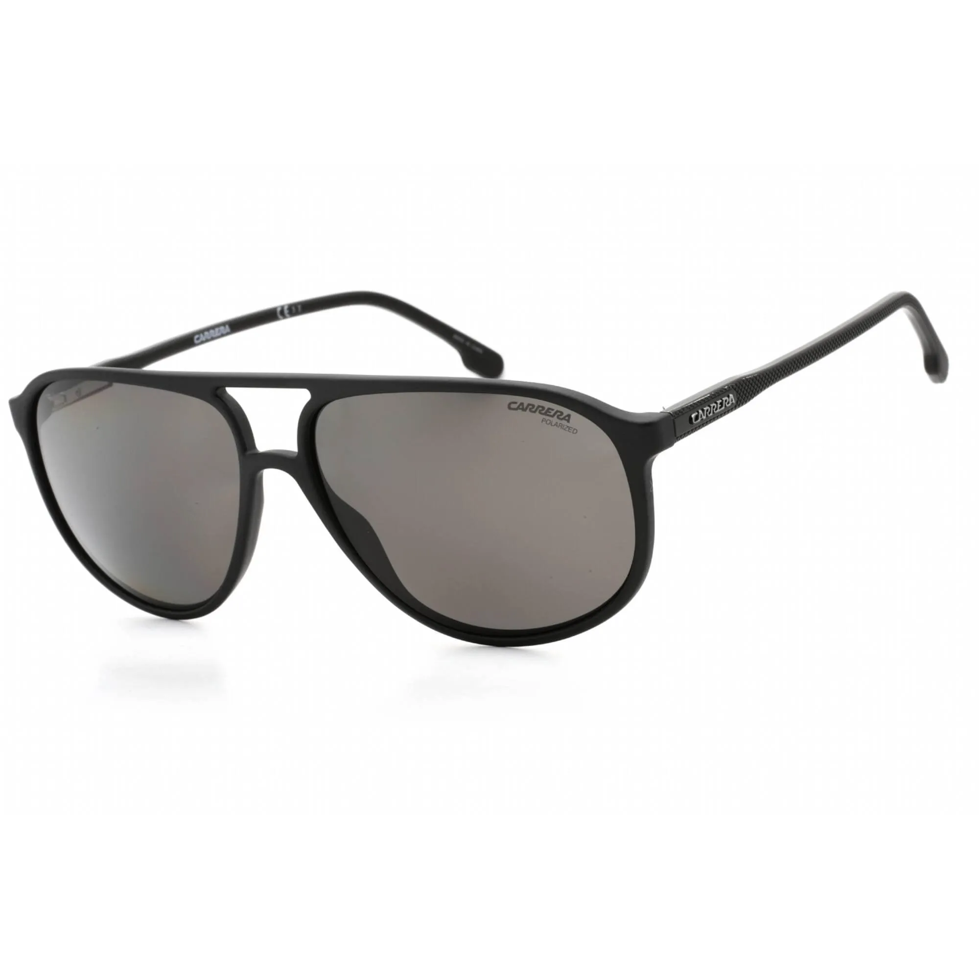 Carrera Men's Sunglasses - Gray Lens Matte Black Aviator Frame | CARRERA 257/S 0003 M9