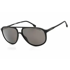 Carrera Men's Sunglasses - Gray Lens Matte Black Aviator Frame | CARRERA 257/S 0003 M9