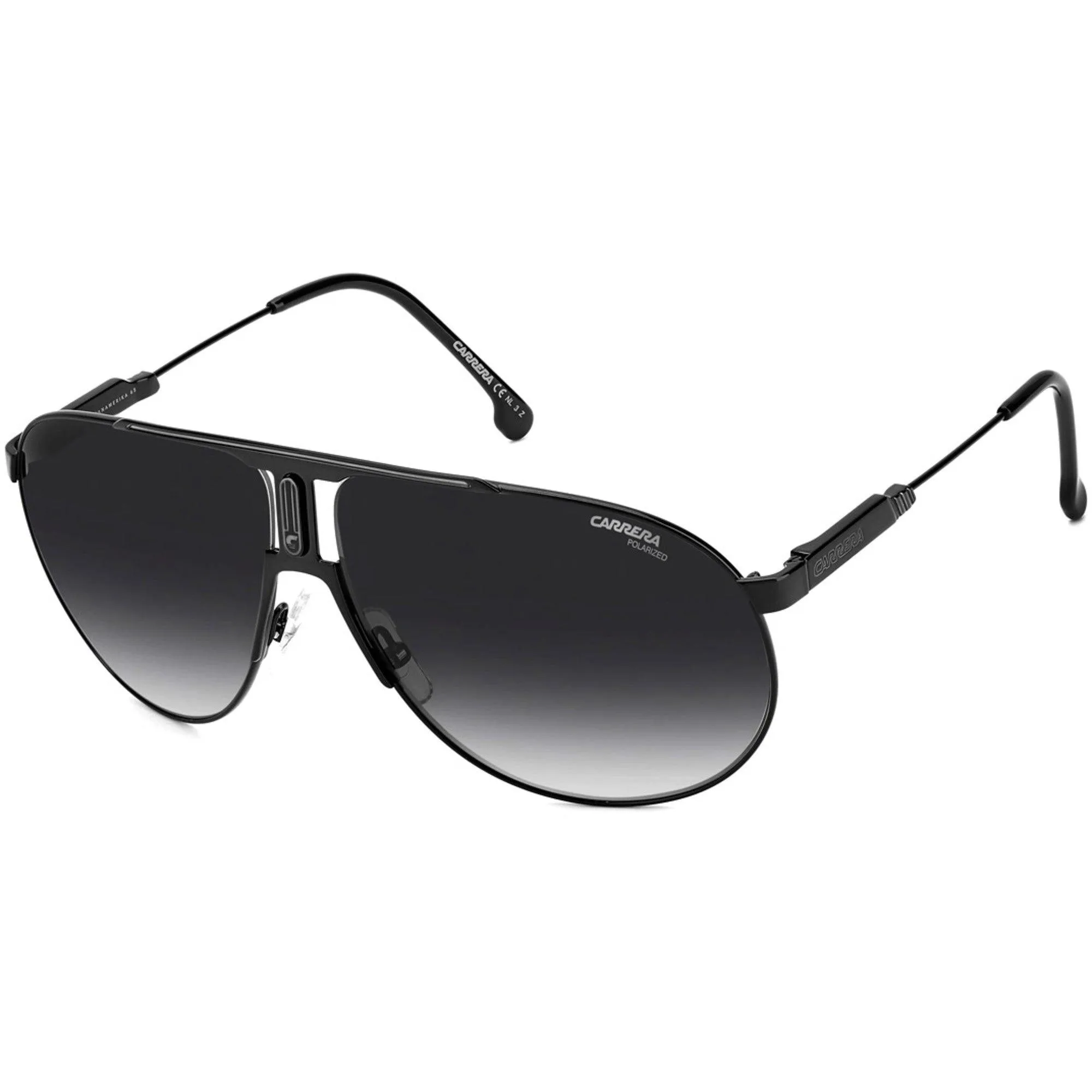 Carrera Unisex Sunglasses - Full Rim Ruthenium Metal Aviator | PANAMERIKA65 0KJ1/WJ