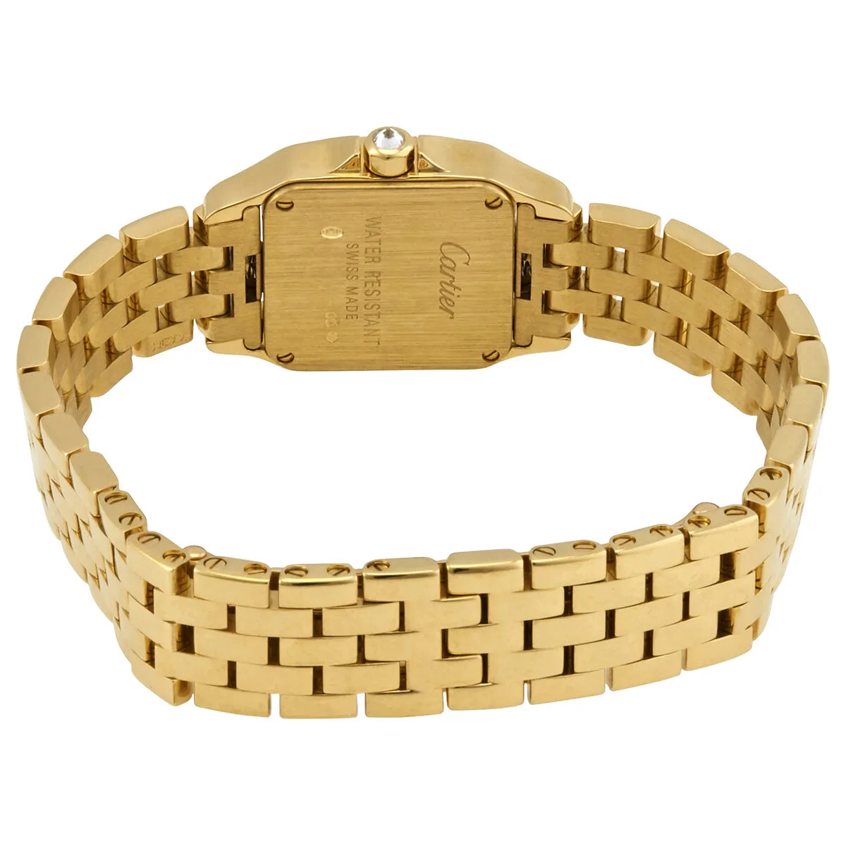 Cartier Santos Demoiselle 18kt Yellow Gold Diamond Ladies Watch WF9001Y7