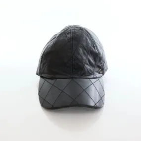 Chanel Baseball Cap Black Lambskin