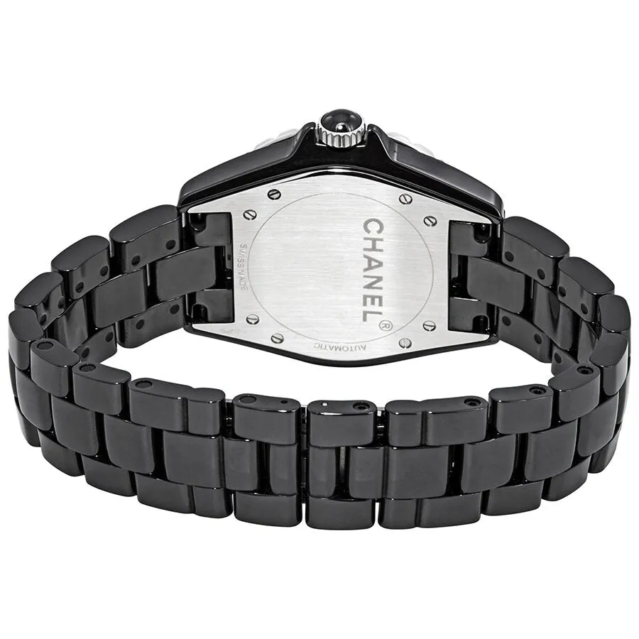Chanel J12 Automatic Diamond Black Ceramic Watch H3109