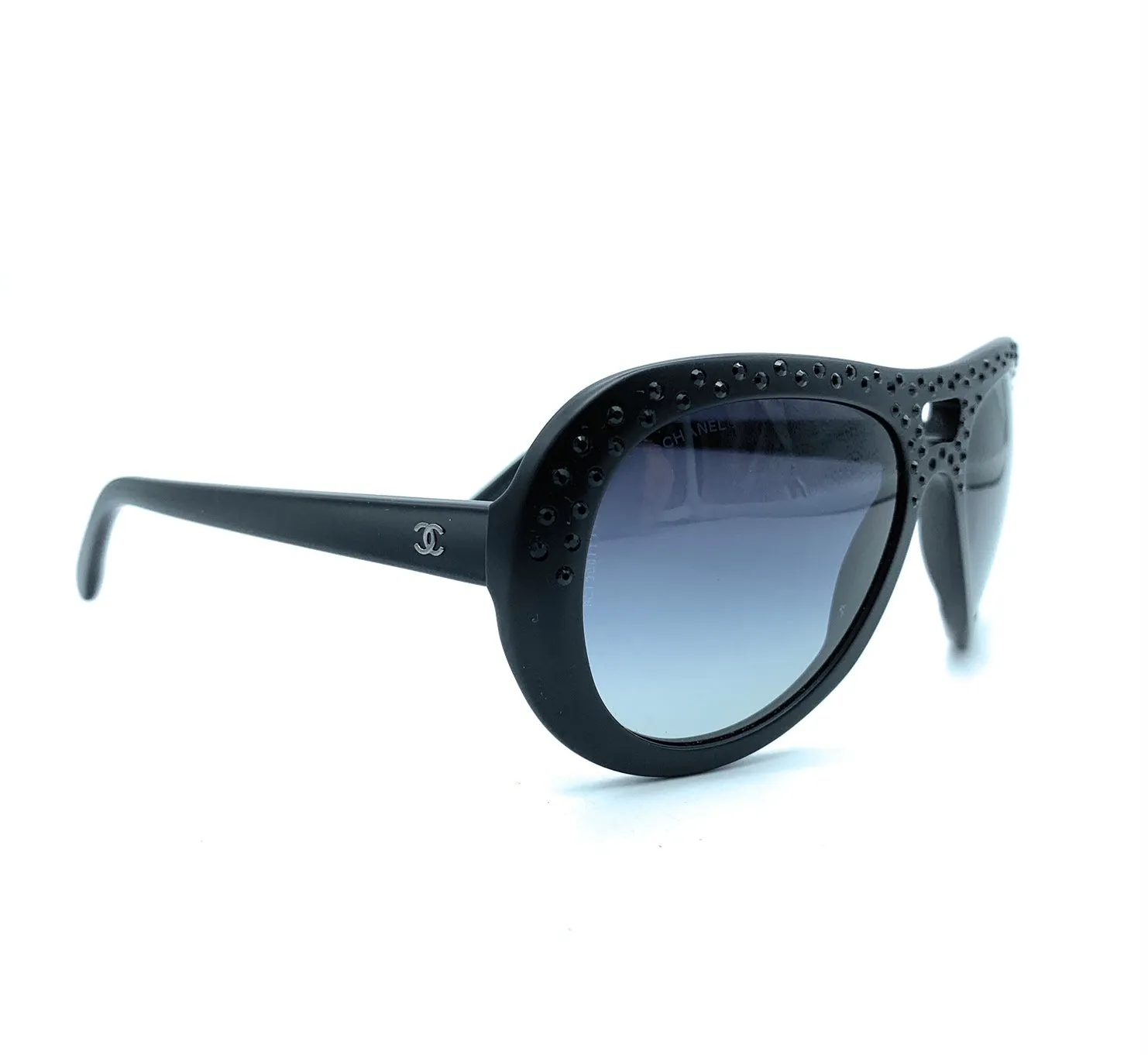 Chanel Vintage bag Swarovski Crystals Pilot Sunglasses 40921