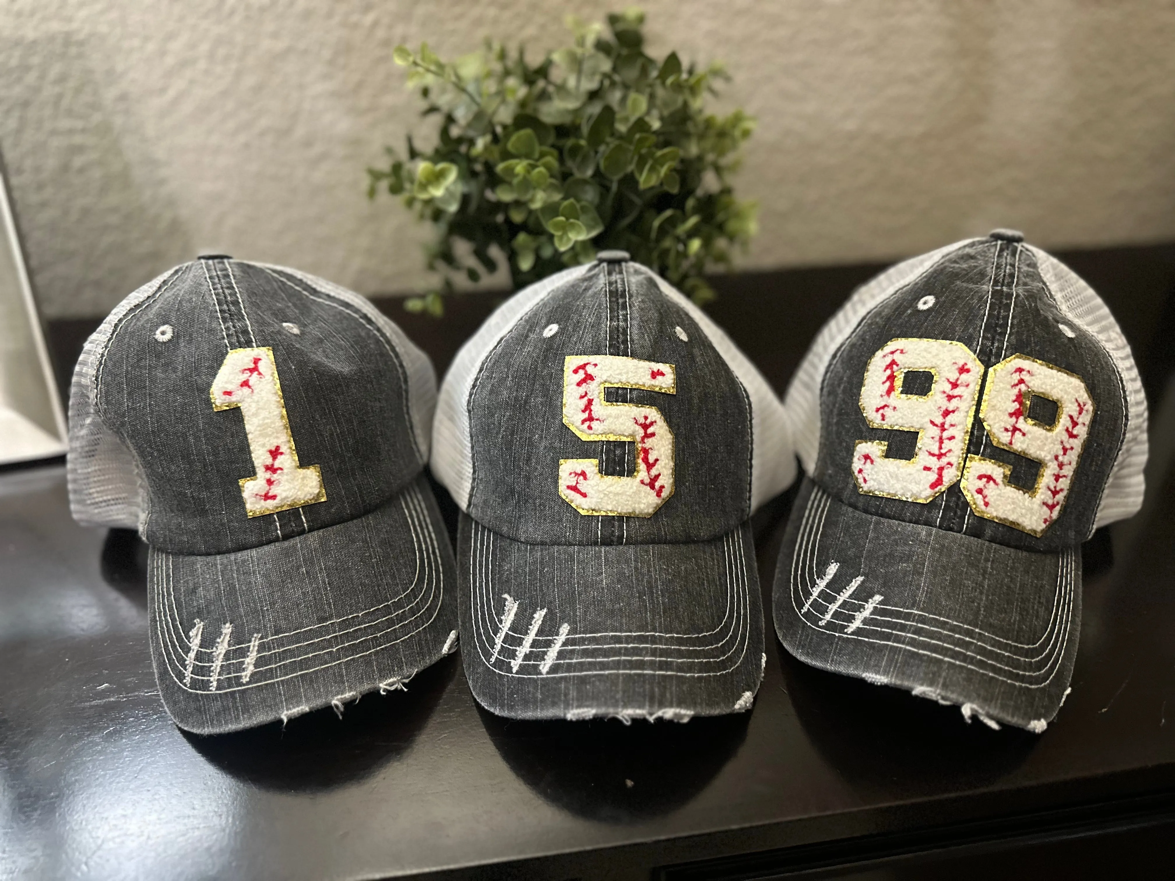 Chenille Patch Baseball Caps