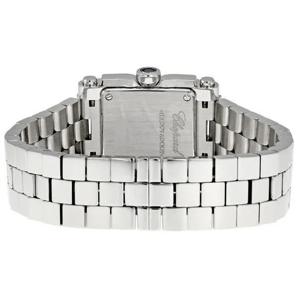 Chopard Happy Sport Square Steel Diamond Ladies Watch 278516-3002