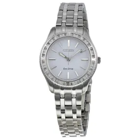 Citizen Carina White Dial Stainless Steel Ladies Watch EM0240-56A
