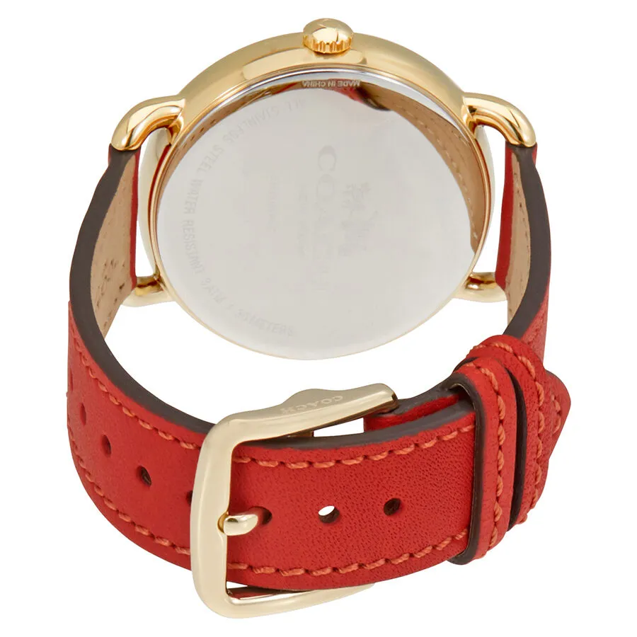 Coach Delancey Ivory Dial Carol Leather Ladies Watch 14502719