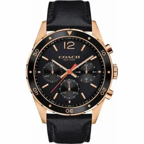 Coach Sullivan Black Strap Chronograph Men's Watch 14602087