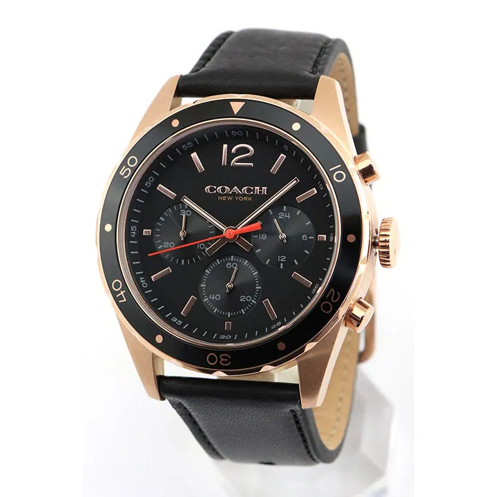 Coach Sullivan Black Strap Chronograph Men's Watch 14602087