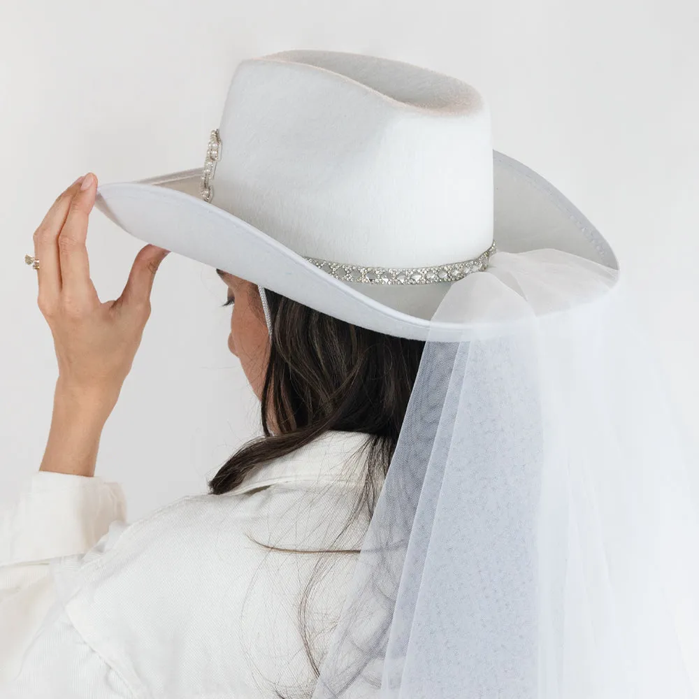 Cowboy Hat With Veil
