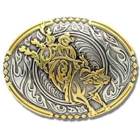 Crumrine Bucking Bull - Belt Buckle