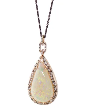 Crystal Opal Locket