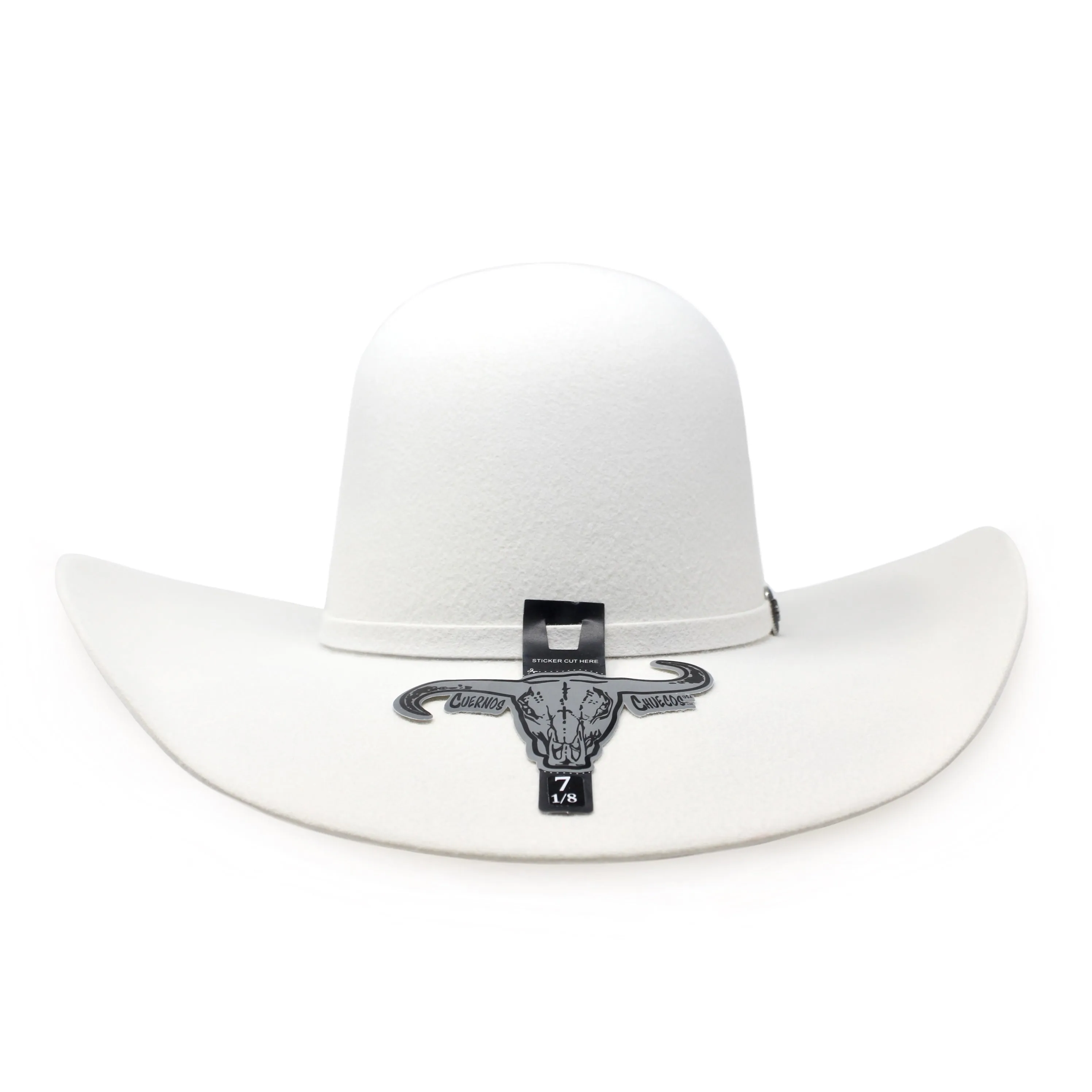 Cuernos Chuecos 6X Open Crown - White