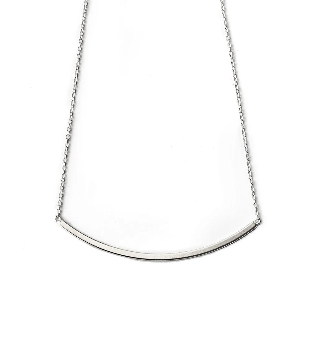Curved Bar Necklace