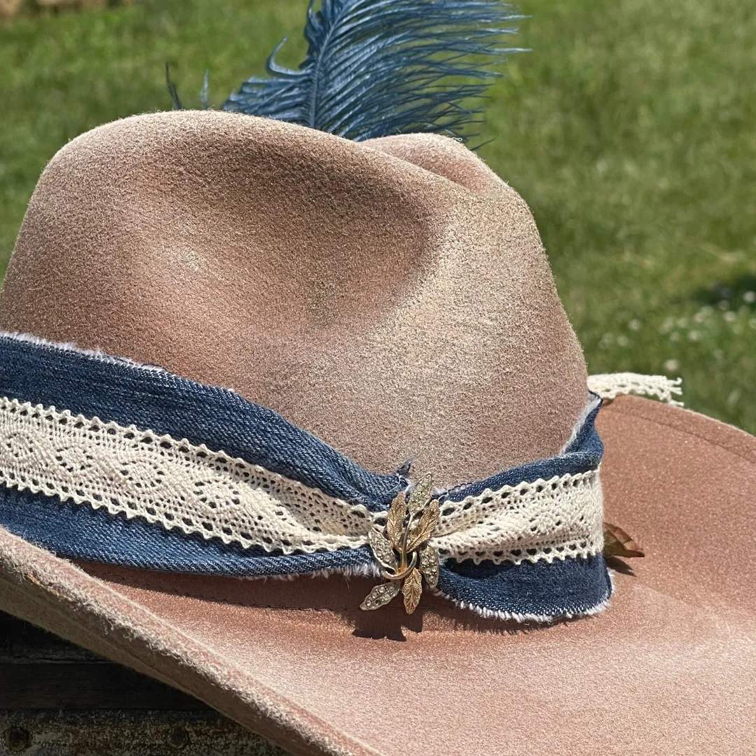 Custom Hat Old Blue Jeans