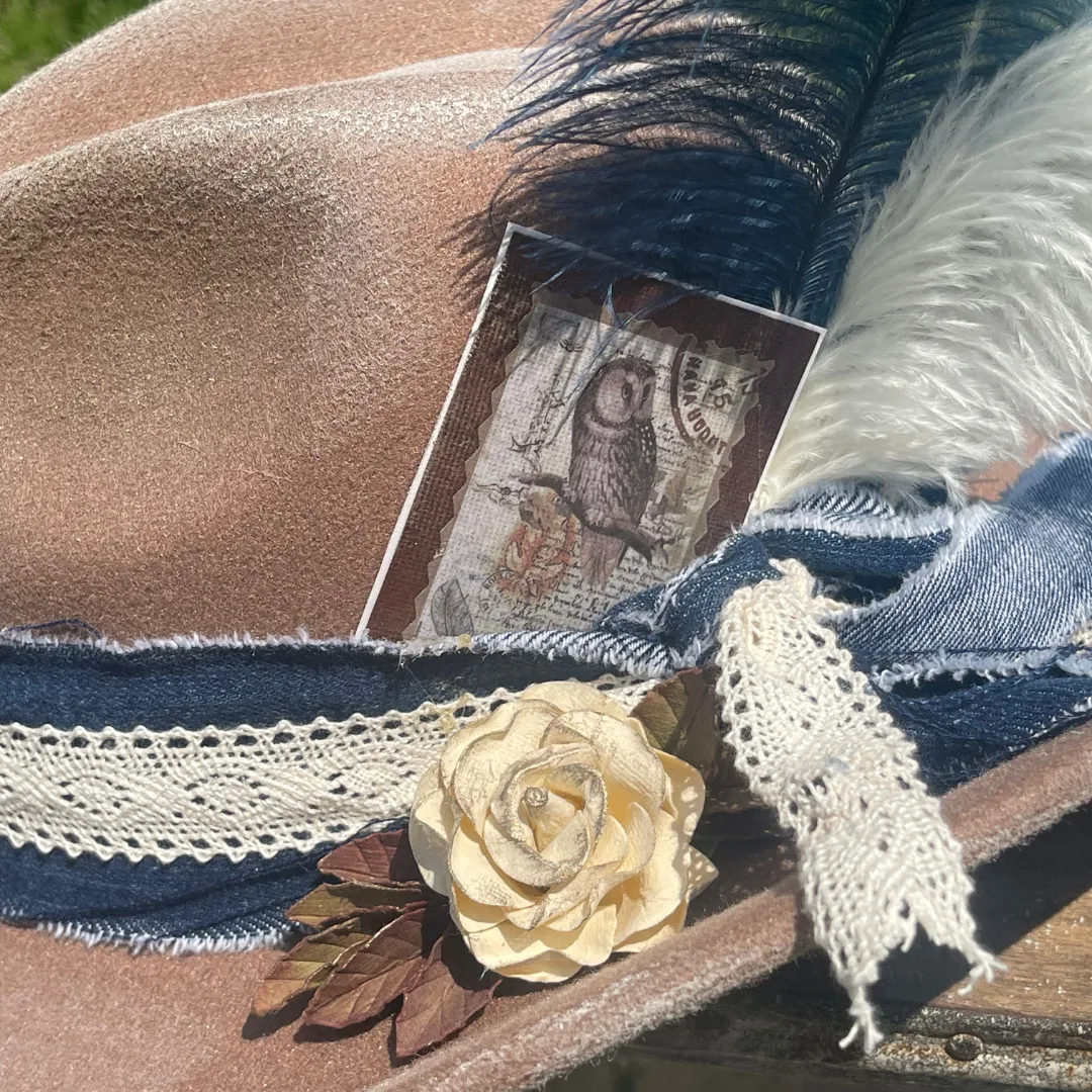 Custom Hat Old Blue Jeans
