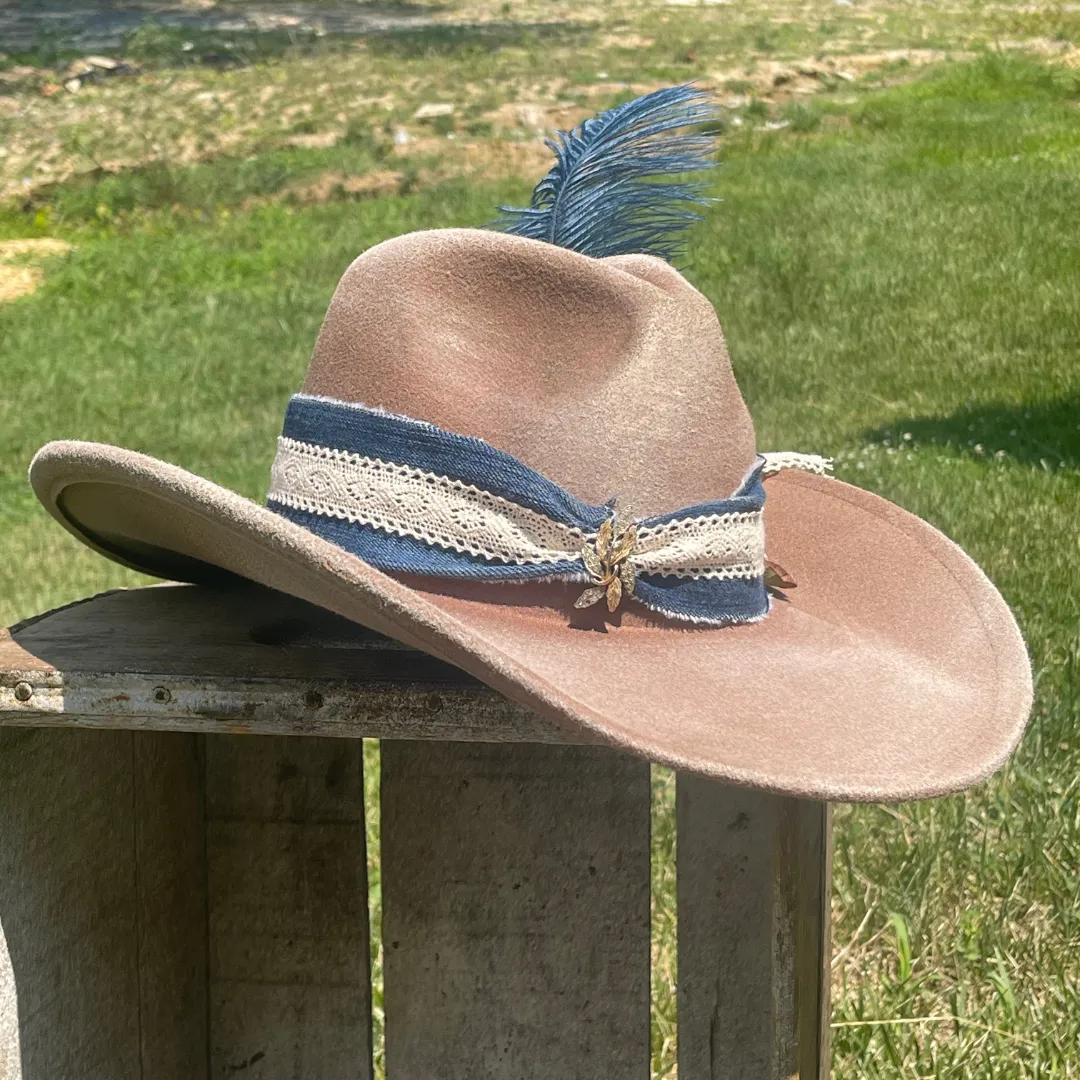 Custom Hat Old Blue Jeans
