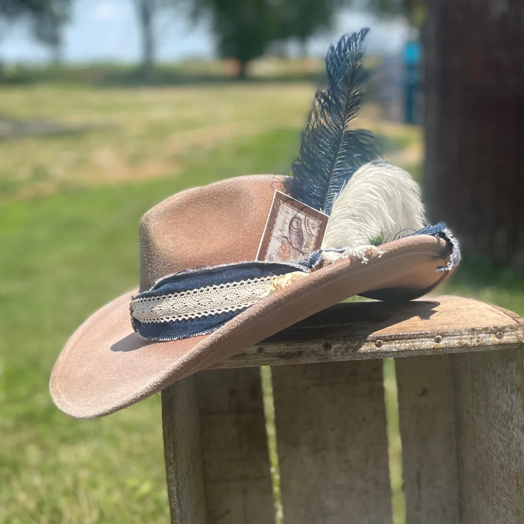 Custom Hat Old Blue Jeans