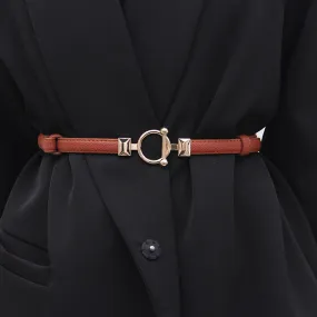 Decorative Jeans All-match Waist Dress Sophisticated Type Thin Belt