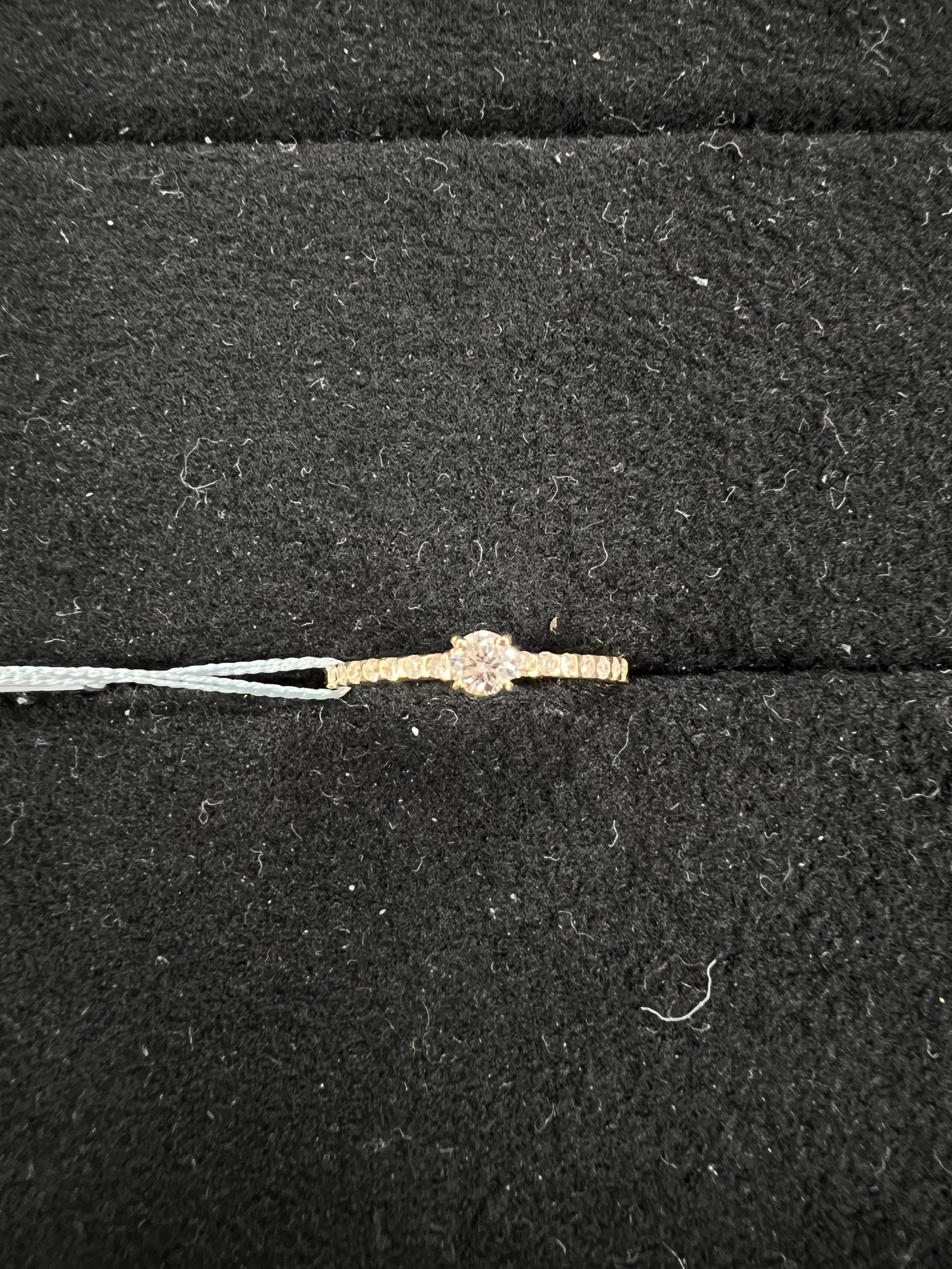 Diamond 0.21ct Solitare 18K YG #53 R20261