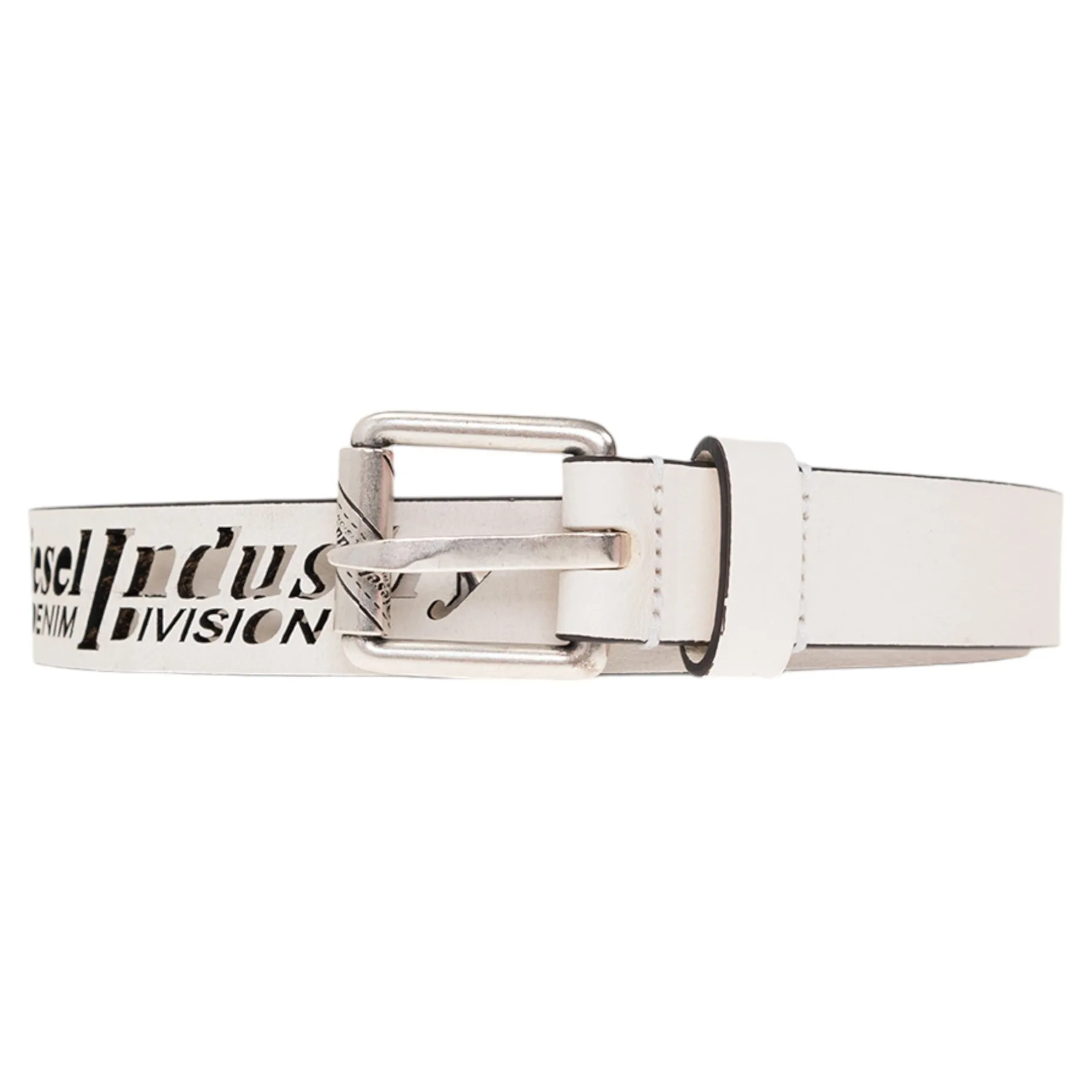 DIESEL Logo B-BURNOUT Mens Leather Belts Metal Buckle Jeans Casual Waist Belts