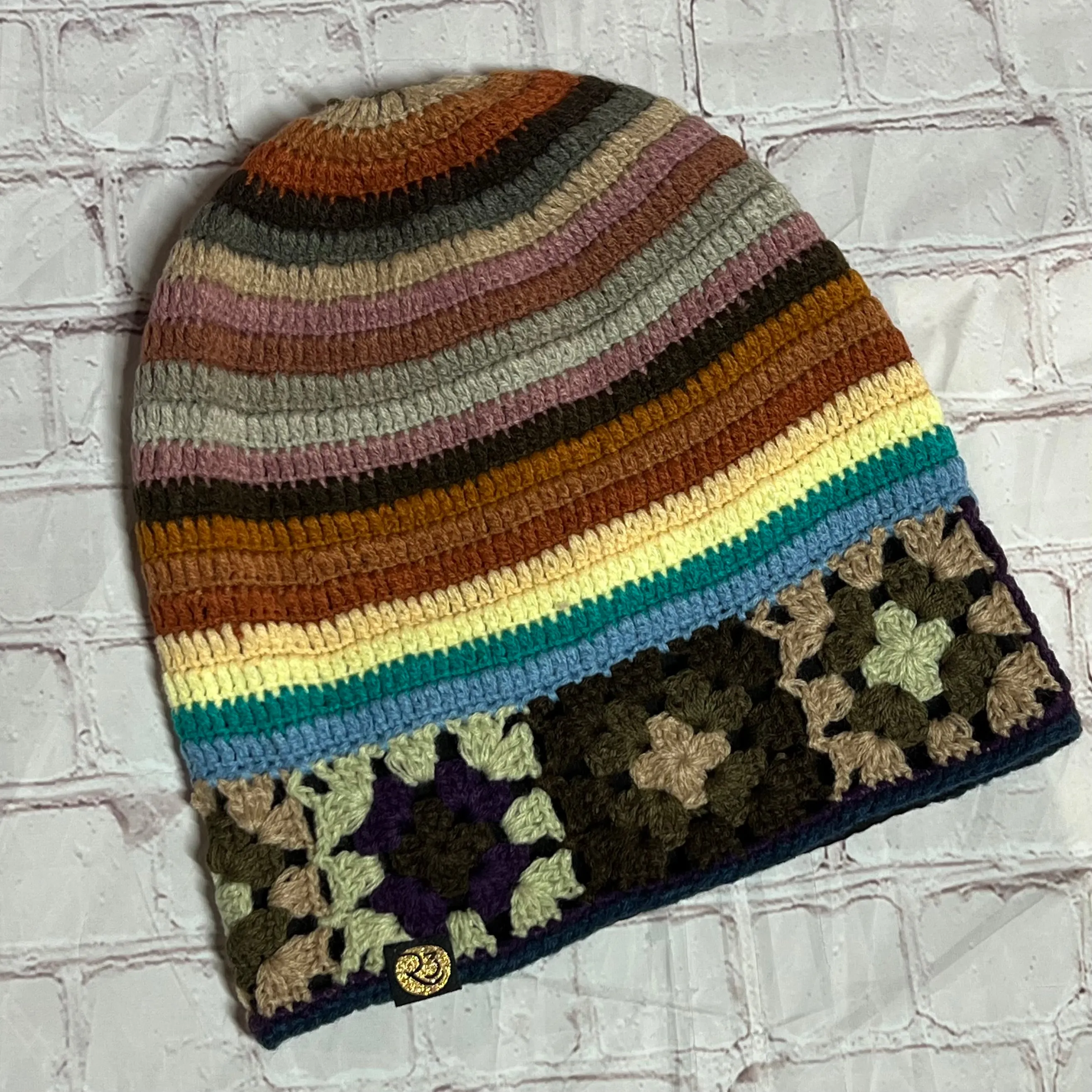 Flower Child Crochet Beanie