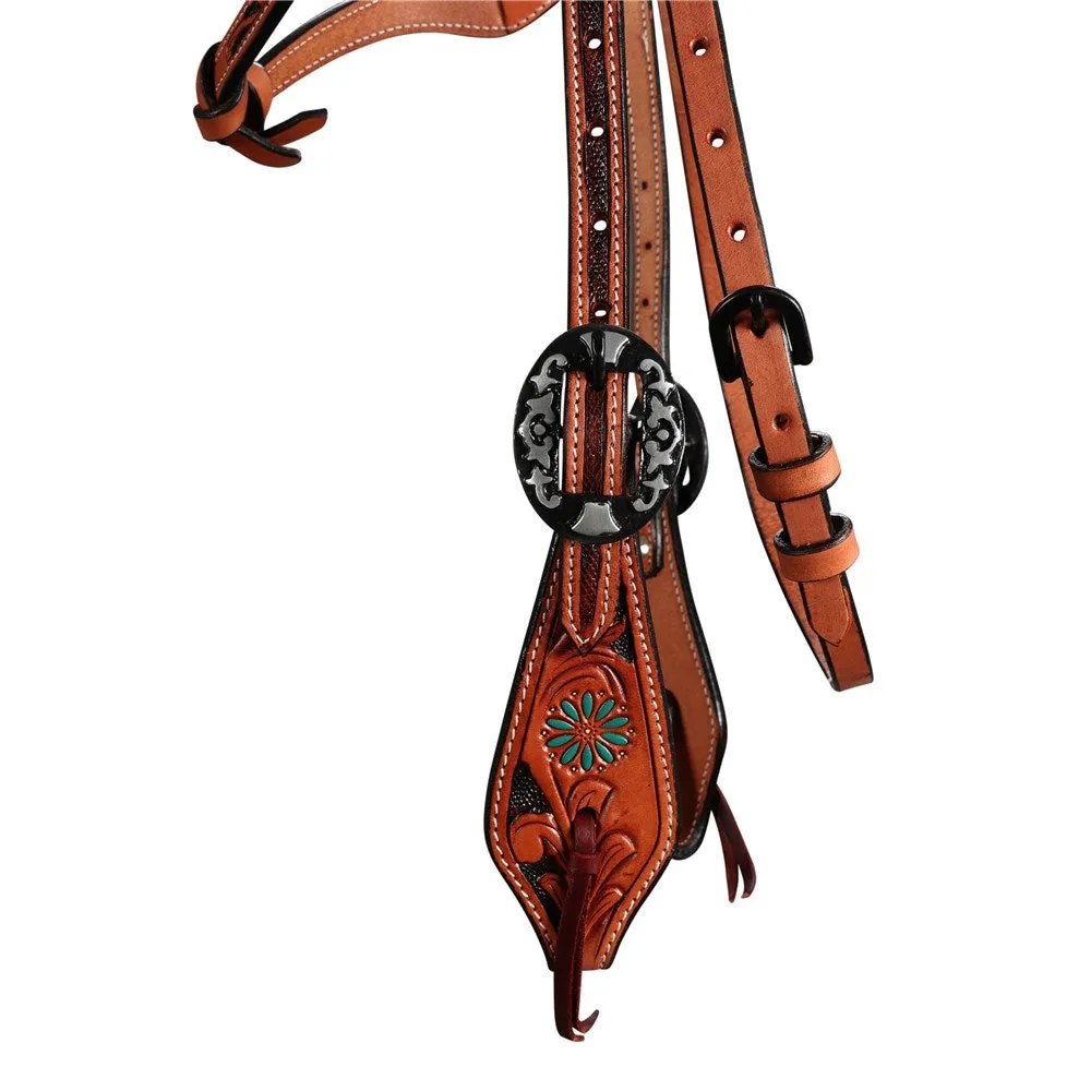 Fort Worth Iroquois Knotted Headstall